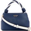 GUESS Cruise Vibe Top Handle Crossbody Bag Navy/White