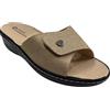 Generico Tiglio Ciabatte Donna Estive in Vera Pelle, Pantofole con Strappo Regolabile, Suola Memory AntiShock Estraibile