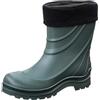 Generisch Stivali di gomma da uomo, imbottiti, impermeabili, da pioggia, invernali, da giardino, taglia 39-44, verde, 44 EU