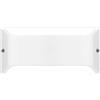 SHOT BOTLIGHTING LAGOS Applique da Parete, Alluminio Verniciato, IP54 Interno ed Esterno, Design Italiano, Attacco E27 (BIANCO)