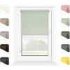 MARDOM HOME Klemmfix, tenda avvolgibile Dream - Mini tenda a rullo per finestre - alla moda color pastello - perfetta decorazione per interni - perfetta oscuramento (menta, 36 x 150 cm)