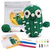 LetCart Kit per principianti Zoe Crochet Kit Crochet per principianti Zoe Crochet Kit completo Amigurumi Starter Set con video tutorial per bambini e adulti