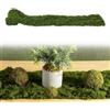 Pyralidsg 10 x 120CM Muschio Finto per Decorazioni, Verde Scuro Muschio Finto, Decorativo Simulazione Muschi, per Bricolage, Modellismo, Parete, Casa Decori, Natale o Pasqua