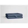 Dorian Home - Lenzuolo Sopra Singolo 160x300 cm in 100% Raso di Cotone 300 Fili