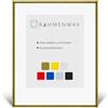 RahmenMax Texas - Cornice portafoto per poster da 65 x 95 cm, in plastica dorata con vetro acrilico antiriflesso, 95 x 65 cm, sfondo bianco