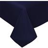 Cotton Market Lenzuolo extra large 250 x 250 cm, blu scuro, 100% cotone, senza elastico, lenzuolo liscio per letti XXL e materassi alti, classico, facile da pulire
