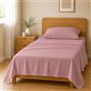 Homebliss Completo Letto 90x190+25 / 150x240 + 45x75 1PCS, Rosa Antico | 65 GSM, sacca +25, tinte unite