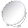NAKEAH Specchio for Trucco bifacciale, ruotabile a 360°, Specchio ingranditore 3X sul Retro, Specchio for Camera da Letto da 20 cm