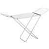 MSV - Stendibiancheria ad alette in alluminio - Lunghezza generosa 20 m - Robusto e durevole - Facile da installare - Alette pieghevoli - Dimensioni 175x50x110 cm - Grigio alluminio