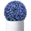 ATYUJKB Pianta Finta Grande 25cm, Palla di Bosso Artificiale Piante Finte, Artificiale Palla, Sfera Bosso Artificiale, Palla Topiaria a Pianta Artificiale, Sfera di Plastica Simulata Verde