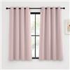 KGORGE Tende Corte Oscuranti Termiche con Anelli Tenda Rosa per Cucina e Salotto Curtains Cameretta Bambini per Interni 2 Pezzi L 140 x A 135 CM