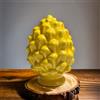 GMM Statue Siciliane, Sculture Artistiche, Decorativa, Ornamentale, Soprammobile Design Siciliano, Oggetto tipico, Bomboniera 10CM H (Ceramica.giallo)