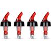 Kinesgsg 4 Pezzi Versatore Automatico Misurato, 40ml Versatore Liquore, Dosatore Misurato Automatico per Bottiglie, Versatori per Bottiglie, Dosatore in cl Cocktail, per Vino Rosso, Whisky