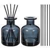 Whcctl 2 pz 150ml Bottiglie di Diffusore, Diffusori in Vetro, con 10 Bastoncini