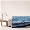 Bassetti Granfoulard Telo Arredo Copridivano, per Divano in Cotone, Copritutto, Vari Usi (Copriletto, Picnic, Tenda, Copritavolo) (CM 180x270 (PARAGGI BLU)