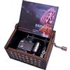 Youtang Elfen Lied Carillon in legno inciso, mini manovella stampata con immagine musicale per Natale, regalo di compleanno, immagine 1