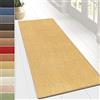 Floordirekt Tappeto o passatoia in sisal, prodotto di alta qualità, disponibile in vari colori e dimensioni, durevole e resistente (66 x 200 cm, naturale)