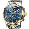OLEVS Orologio automatico (non richiede batteria), orologio da polso da uomo, meccanico a carica automatica, alla moda, classico, con tourbillon, quadrante nero, blu, verde, cinturino regolabile