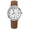 Mondaine Helvetica Bold - Orologio con Cinturino Marrone in Pelle per Uomo e Donna, MH1.B3110.LG, 34 MM.