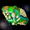 OPAL EMPIRE Pietra Preziosa Opale Fire Naturale Grezzo Nero Etiopia 10,5 Ct 25x16 mm