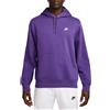 NIKE Uomo Nike Felpa Con Cappucco Club Small Logo