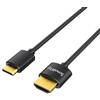 SmallRig Cavo HDMI 2.0 4K ultra sottile 3040 Da tipo C a tipo A 35 cm"