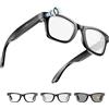 Tulbeys AI Smart Glasses - Telecamera 4K HD, 290 mAh, 800 W, occhiali con registrazione video, traduzione simultanea/identificazione degli obiettivi GPT, lenti fotocromatiche