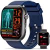 BANLVS 2026 Nuovo Smartwatch Uomo Salute, ECG/HRV/BMI,1,96 AMOLED Display (Blu)