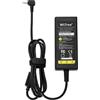 WLTree Caricabatterie da 40 W, 19 V, 2,1 A, per Asus Eee PC 1001PX 1001PXD 1005HA 1015PED 1015PEM 1015PN 1015PW 1015PX 1015PXD 1201HA 1201N 1215B 1215N 2,5 0,7 mm