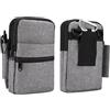 PRDECH Sacchetto da Cintura per Cellulare Uomo, Borsa a Tracolla da Uomo per Cellulare, Impermeabile Zaino a Tracolla Borsa da Petto Custodia da Cintura Clip Borse a Spalla Crossbody Marsupio Portafoglio