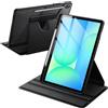 JETech Custodia Girevole per Samsung Galaxy Tab S10 FE Plus 13,1, Nero