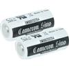 vhbw 2x pila cilindrica al litio ER14335 - Batterie primarie (1650mAh, 3,6V, Li-SOCl2)
