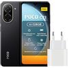 XIAOMI Smartphone Poco C71, 4+128GO, 6.88, Android 15, Display IPS LCD 120Hz, Nero, 600 nits, Processore Unisoc T7250, con caricabatterie, senza NFC