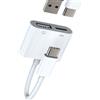 WASRUYI Cavo di ricarica da USB-C a USB A OTG (2 in 1) di tipo C, accessori per Apple iPhone15 Pro Max Plus iPad Pro Thunderbolt 4 3 MacBook Charger Converter 3.0 Mouse Port Dongle compatibile per Samsung S23