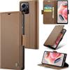 Rerzoiro Cover per Xiaomi Redmi Note 12 4G Custodia Portafoglio [Blocco RFID] Premium Pelle PU Wallet Case Flip Libro con Porta Carte Slot Supporto Flip Case per Xiaomi Redmi Note 12 4G, Marrone