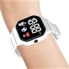 Liqzirtu Orologio da polso digitale per bambini - Smart Watch per bambini, orologio digitale per bambini | Comodi orologi sportivi impermeabili a LED in silicone per bambini donne uomini