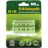 Blendend Batteria ricaricabile AA 600 mAh 1,2 V