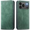 MOJIA Cover per Honor 600 5G / 600 Pro 5G, Custodia Folio Portafoglio in Pelle PU [chiusura magnetica], Case a Libro con Guscio Interno in TPU, Supporto per Carte.. Verde