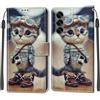 KENHONER Custodia per Samsung Galaxy S25 Plus, gatto | Portafoglio Pelle PU, Magnetica, Resistente Agli Urti, Scomparto Carte Credito, Pieghevole, Flip Libro, Motivo