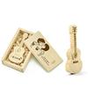 RXFSP Personalizzare Personalizzato Laser Incisione In Legno Solido USB Flash Drive USB Box Wedding Photo Memory Storage Disk, cerimonia di nozze, Personalizzazione aziendale, Regalo personale