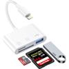 Gaef 3 in 1 Lightning USB C SD Card Reader