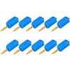 QUARKZMAN 10 Pc Spine Banana 2mm Connettore Banana Per Cavo Audio Blu | Spine Banana Jack 10A 7mm Diametro Esterno 26.5mm Lunghezza, Altoparlante, Connettori Per Cavi Altoparlanti