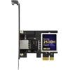 Yopeissn Scheda di Rete Cablata 2.5G PCI-e A RJ45 2500Mbps 2.5Gbps Adattatore Controller LAN Ethernet per Computer Linux e Giochi