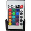 3D Cabin Supporto da parete per illuminazione a LED telecomando: nero.