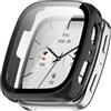 Tyogeephy Compatibile con Amazfit Active 2 Square Cover Custodia con vetro Temperato, Custodia rigida in PC Case pellicola protettiva HD custodia protettiva antiurto