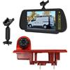 EnruigeOK Telecamera di retromarcia per auto, con kit monitor da 7 per Renault Traffic (2014-attuale), telecamera posteriore Opel Vivaro per parcheggio e retromarcia (NO 1 staffa AHD Monitor Kit)