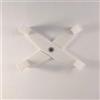 3D Cabin Google Home Mini staffa da parete : bianco
