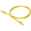 StarTech Cavo Ethernet Cat6 1m Antigroviglio 100W PoE Giallo (N6PATC1MYL)