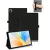 toergy Custodia protettiva per Doogee Tab E3 Max/POPUX Tab E3 Max Tablet con cinturino da polso e funzione di supporto e funzione anti-caduta, design sottile e semplice, nero