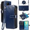 Asuwish Custodia per Huawei Mate 20 X 5G, con nastro, pellicola protettiva per carte di credito, pieghevole, in pelle, supporto Hawaii Mate20, 20 pezzi, colore blu
